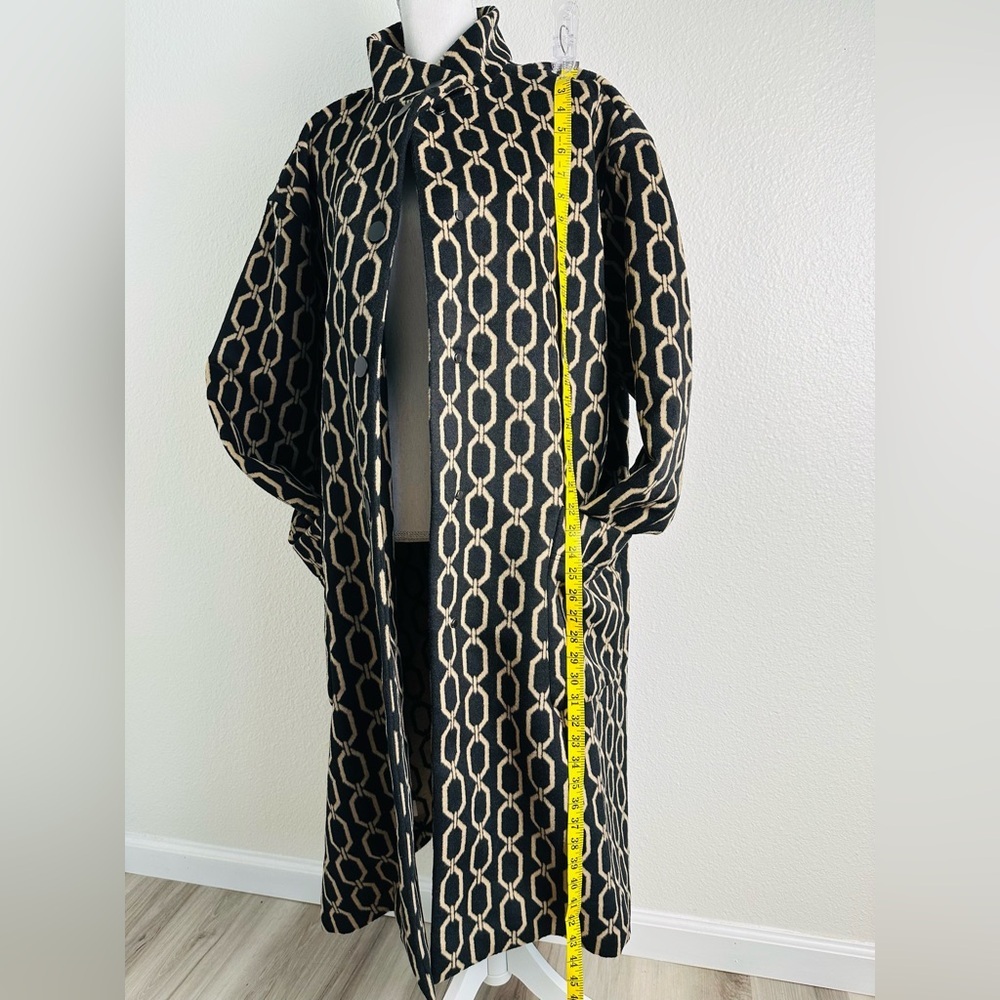 Ann Taylor Link Wool Blend Stand Collar Overcoat Size XXL - Picture 8 of 13